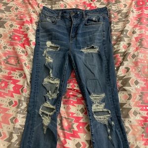 American eagle super high rise jegging